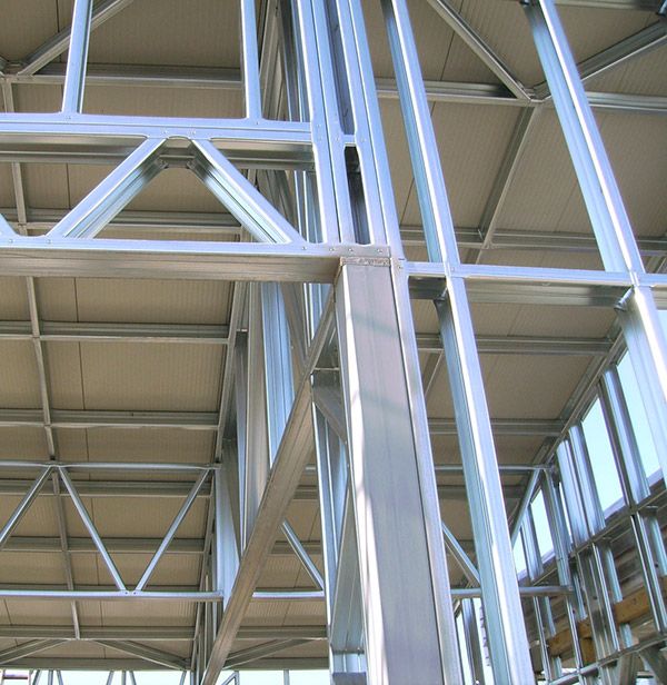 esempio di costruzione in acciaio